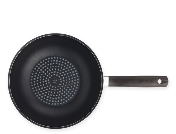 MADE IN KOREA-3D Diamond Coating Nonstick Wok Frying Pan 12 Dia. x 3-5/8  Depth