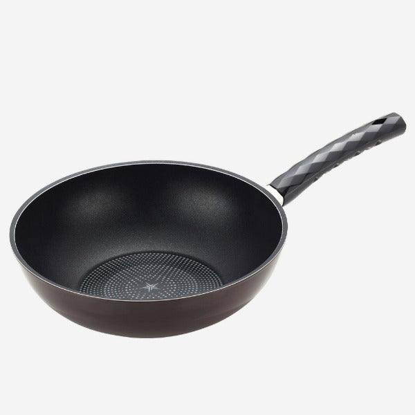 3D Diamond Coating Nonstick Wok Frying Pan 13/32cm Made in Korea