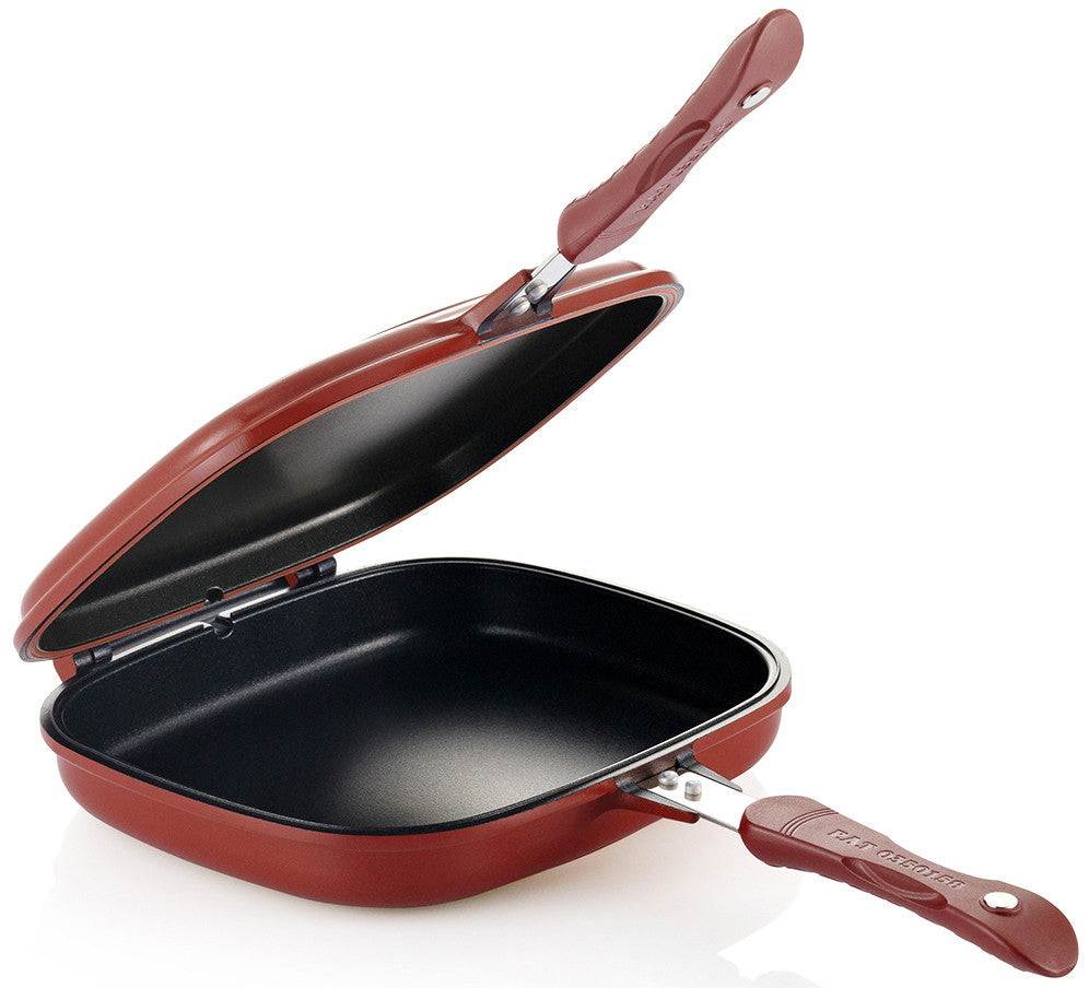 double-sided frying pan double-sided non-stick frying
